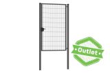 Einflügeliges Tor | Premium | Breite 120 cm | Höhe 200 cm | RAL7016 | Auslaufmodell