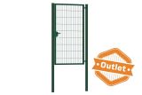 Einflügeliges Tor | Premium | Breite 100 cm | Höhe 180 cm | RAL6009 | Auslaufmodell