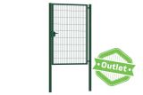 Einflügeliges Tor | Premium | Breite 120 cm | Höhe 180 cm | RAL6009 | Auslaufmodell