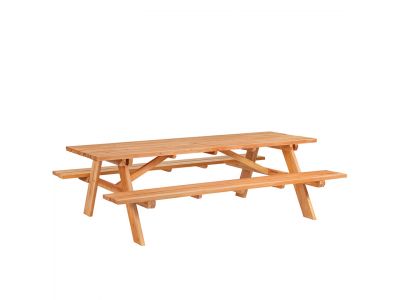 Hardhouten picknicktafel 250x160x75cm